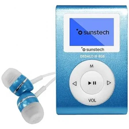 Sunstech DedaloIII Reproductor MP3 8GB, Color Azul